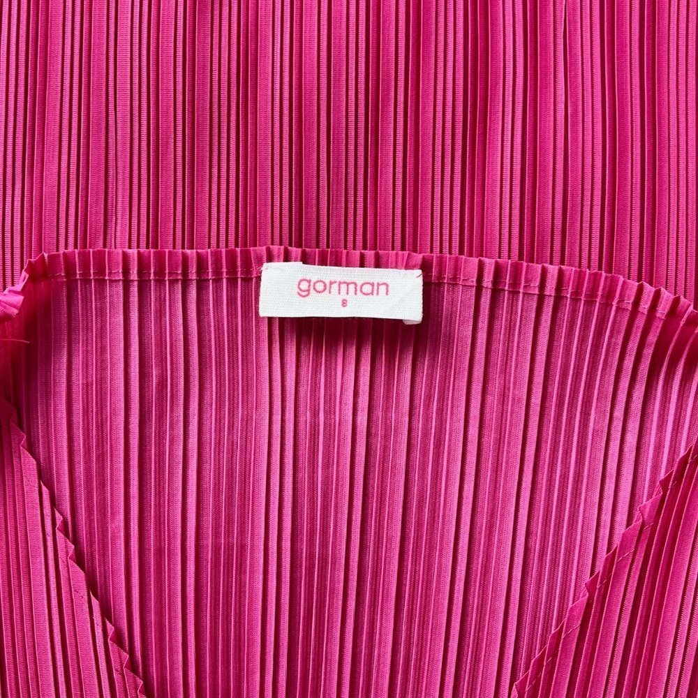 GORMAN Pleated Dress Hot Pink NEW s8 (Fits 8-16) - Picture 11 of 11